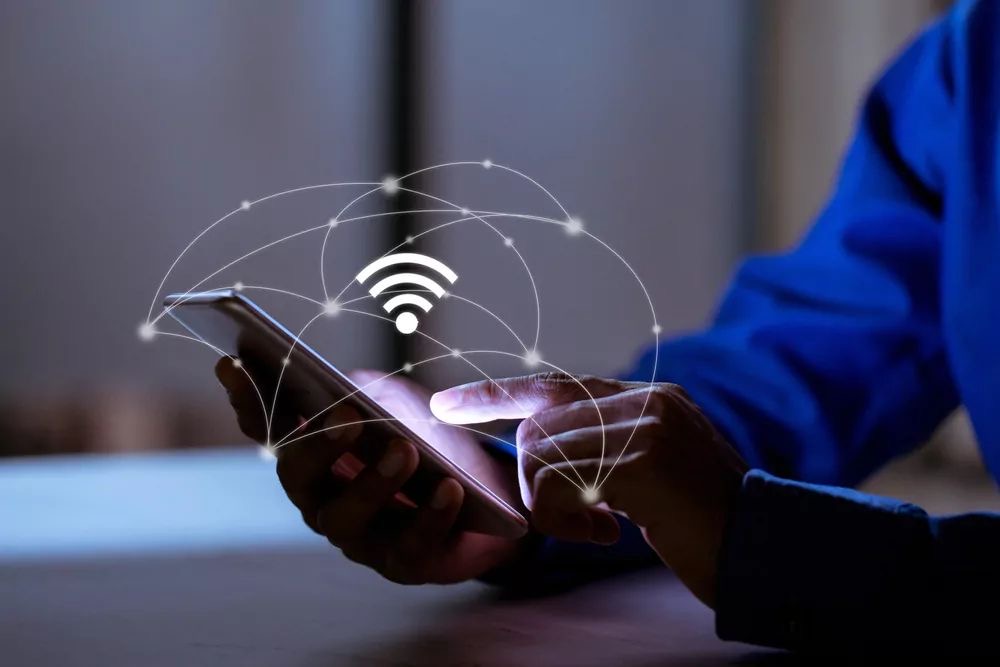 Warehouse with Wi‑Fi coverage and handheld devices.
